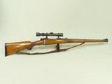 1947 CZ BRNO Model 22F Mannlicher Rifle in 7mm Mauser w/ Double Claw Mounted Optikotechna 4X Scope
** Handsome & Classy Vintage Rifle **SOLD** - 1 of 25