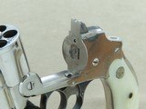 Antique Smith & Wesson Safety Hammerless .38 S&W w/ 5" Inch Barrel & Factory Pearl Grips
* Beautiful All-Original 3rd Model * SOLD* - 20 of 25