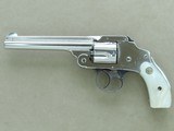 Antique Smith & Wesson Safety Hammerless .38 S&W w/ 5" Inch Barrel & Factory Pearl Grips
* Beautiful All-Original 3rd Model * SOLD* - 5 of 25