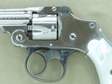 Smith & Wesson Bicycle Model .32 Safety Hammerless Revolver w/ Pearl Grips
** Scarce Bicyclist Model! * - 7 of 22