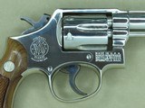 1971 Vintage Nickel Smith & Wesson 10-6 .38 Military & Police Model w/ 4" Heavy Barrel, Box, Ppwrk, Etc.
* MINT & UNFIRED! *SOLD** - 6 of 25