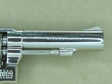 1971 Vintage Nickel Smith & Wesson 10-6 .38 Military & Police Model w/ 4" Heavy Barrel, Box, Ppwrk, Etc.
* MINT & UNFIRED! *SOLD** - 7 of 25