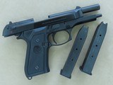 1993 Vintage Beretta Model 92 FS 9mm Pistol w/ Box, Manual, & Extra Mag
** Exceptionally Clean & Lightly Used ** - 25 of 25