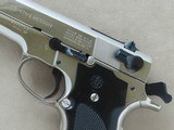 1977 Vintage Nickel Smith & Wesson Model 59 9mm Pistol w/ Original Box, Extra Mag & Cleaning Kit
** Spectacular Example ** SOLD - 25 of 25