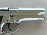 1977 Vintage Nickel Smith & Wesson Model 59 9mm Pistol w/ Original Box, Extra Mag & Cleaning Kit
** Spectacular Example ** SOLD - 10 of 25