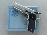 1977 Vintage Nickel Smith & Wesson Model 59 9mm Pistol w/ Original Box, Extra Mag & Cleaning Kit
** Spectacular Example ** SOLD - 1 of 25