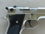 1977 Vintage Nickel Smith & Wesson Model 59 9mm Pistol w/ Original Box, Extra Mag & Cleaning Kit
** Spectacular Example ** SOLD - 9 of 25