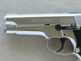 1977 Vintage Nickel Smith & Wesson Model 59 9mm Pistol w/ Original Box, Extra Mag & Cleaning Kit
** Spectacular Example ** SOLD - 6 of 25