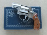 1969 Vintage Smith & Wesson Model 60 Stainless Chiefs Special .38 Spl. Revolver w/ Original Box, Manual, Etc.
* Excellent Condition & Complete! *SOLD - 1 of 25