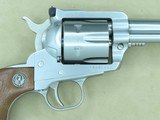 1979 Ruger New Model Blackhawk Stainless .357 Magnum Revolver w/ Original Box, Manual, & Warranty Card
** Lightly-Used Original ** SOLD - 10 of 24