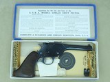 1935-40 H&R Model 195 U.S.R.A. Single Shot .22 Target Pistol w/ Original Box, Target, Etc.
** SPECTACULAR & COMPLETE RARE GUN! ** - 1 of 25