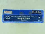 1935-40 H&R Model 195 U.S.R.A. Single Shot .22 Target Pistol w/ Original Box, Target, Etc.
** SPECTACULAR & COMPLETE RARE GUN! ** - 2 of 25