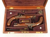 Sharp Maidstone Gentleman Pistols, Cased, .65 Cal. Percussion, Beautiful Condition - 2 of 26