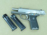 1994 1st Year Production Stainless Ruger P94 9mm Pistol w/ Boxes, Manual, 2 15-Rd Magazines, Etc.
** FLAT MINT & Unfired! ** SOLD - 21 of 25