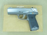1994 1st Year Production Stainless Ruger P94 9mm Pistol w/ Boxes, Manual, 2 15-Rd Magazines, Etc.
** FLAT MINT & Unfired! ** SOLD - 1 of 25
