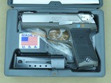 1994 1st Year Production Stainless Ruger P94 9mm Pistol w/ Boxes, Manual, 2 15-Rd Magazines, Etc.
** FLAT MINT & Unfired! ** SOLD - 4 of 25