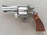 1950 Vintage Smith & Wesson Pre-Model 27 .357 Magnum Revolver w/ 3.5" Barrel
** Handsome Old Nickel Refinish ** SOLD - 5 of 25