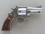 1950 Vintage Smith & Wesson Pre-Model 27 .357 Magnum Revolver w/ 3.5" Barrel
** Handsome Old Nickel Refinish ** SOLD - 1 of 25