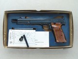 1970 Vintage Smith & Wesson Model 41 .22 LR Target Pistol w/ Original Box, Paperwork, 2 Magazines, Etc.
** Spectacular All-Original Example ** SOLD - 25 of 25