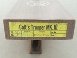 1972 Vintage Colt Trooper Mk.3 .357 Magnum Revolver w/ Original Box & Display Advertisement Insert
** Spectacular All-Original Condition ** SOLD - 2 of 25