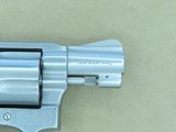 1982 Smith & Wesson Model 60 Stainless Chiefs Special .38 Spl. Revolver w/ Original Box, Etc. * Appears Unfired! * - 10 of 25