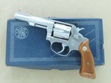 1978 Vintage 4" Smith & Wesson Model 63 .22 Caliber Revolver w/ Original Box, Etc.
* Beautiful All-Original Kit Gun * SOLD - 1 of 25