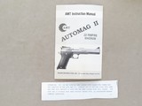 AMT Automag II 22 Rimfire Magnum, 4 1/2 Inch Barrel, Stainless Steel SOLD - 9 of 11