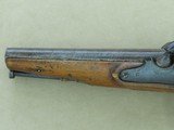 Antique Custom-Made Damascus Double Barrel .50 Caliber Percussion Pistol
*Unmarked & Likely European in Origin **SOLD** - 4 of 25