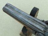 Antique Custom-Made Damascus Double Barrel .50 Caliber Percussion Pistol
*Unmarked & Likely European in Origin **SOLD** - 10 of 25