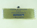1948 Vintage Smith & Wesson K-22 Masterpiece .22 Caliber Revolver w/ Original Gold Factory Box
** Beautiful All-Original 5-Screw **SOLD - 3 of 25