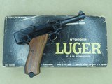 Circa 1975 Vintage Stoeger .22 Caliber Luger w/ Box, Manual, Warranty Card, Etc.
** Exceptional Condition ** SOLD - 1 of 25