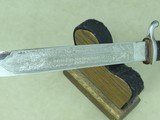 WW2 German E&F Horster Single-Etched Dress Bayonet from 1st Panzer Regiment
** All-Original & Historically Important Dress Bayonet * - 21 of 25
