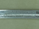 WW2 German E&F Horster Single-Etched Dress Bayonet from 1st Panzer Regiment
** All-Original & Historically Important Dress Bayonet * - 9 of 25