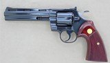 1978 Vintage Colt Python 6" 357 Magnum - 1 of 25