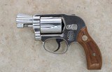 **SOLD** 1982 Vintage Smith & Wesson Model 38 chambered in .38 Special w/ 2" Barrel ** Factory Nickel ** **SOLD** - 1 of 23