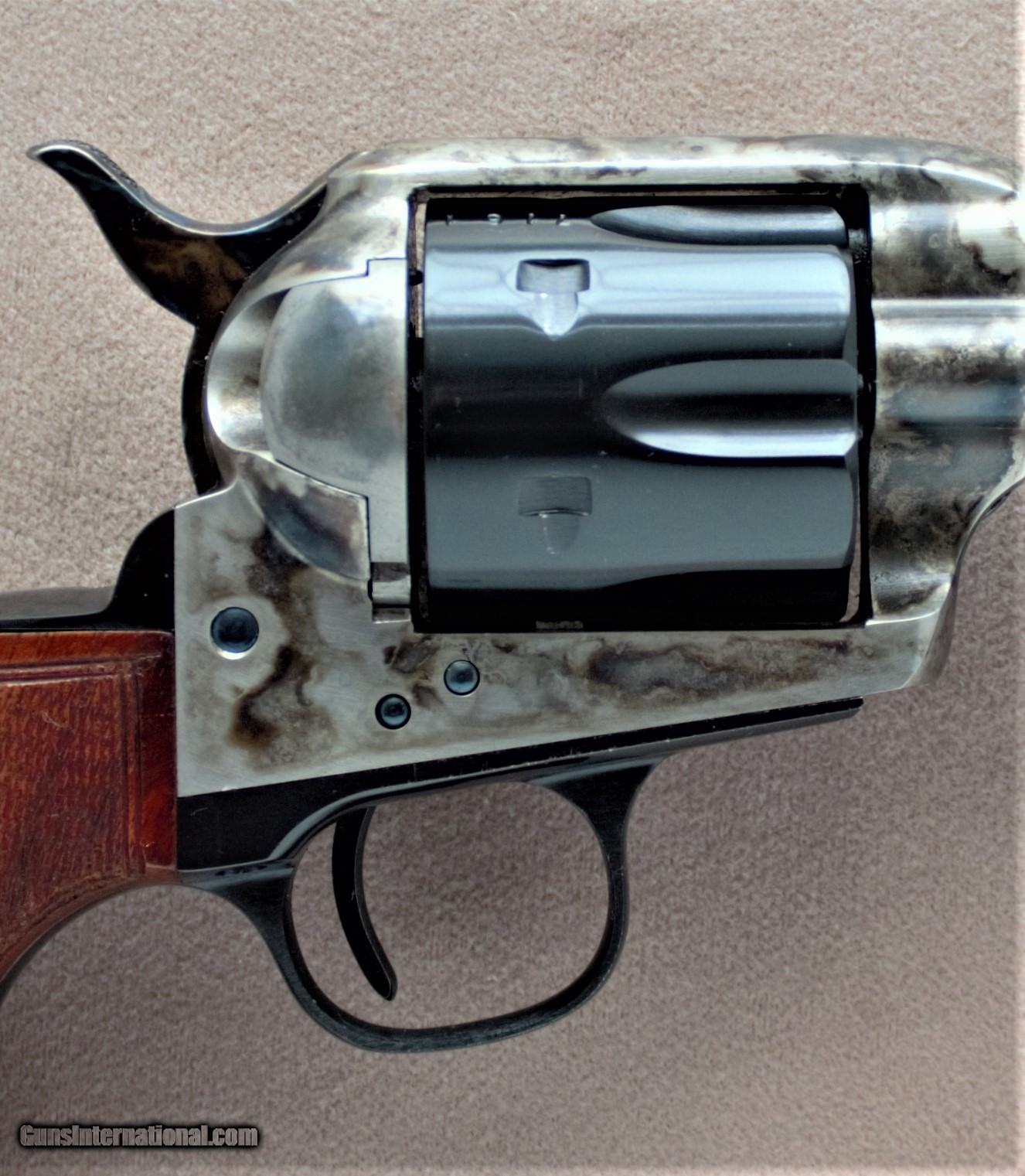 CIMARRON ARMS UBERTI MANUFACTURED THUNDERER CHAMBERED IN .44/40 WITH ...