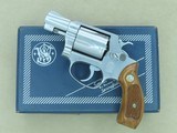 1972 Vintage Smith & Wesson Model 60 Stainless Chief's Special .38 Special Revolver w/ Original Box, Manual, Etc. SALE PENDING - 1 of 24