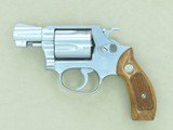 1972 Vintage Smith & Wesson Model 60 Stainless Chief's Special .38 Special Revolver w/ Original Box, Manual, Etc. SALE PENDING - 4 of 24