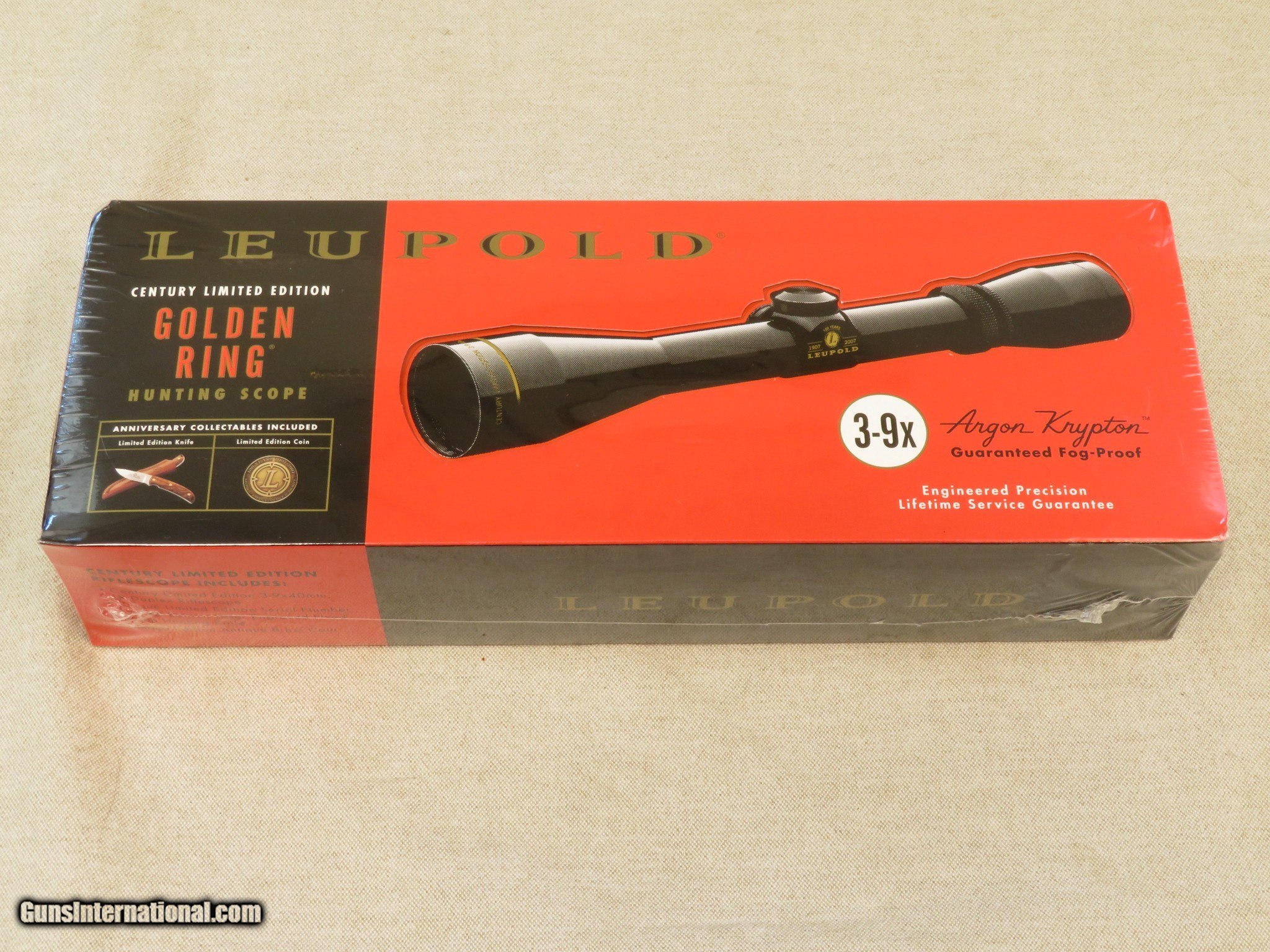 LEUPOLD OPTICS/GOLD RING Limited Edition Gun Scope hotsell Metal Ad/Sign 17