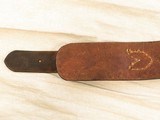 1919-1950 Vintage H. H. Heiser Belt and
Holster Rig, Black Leather and Tooled, Fits Colt SAA 7 1/2 Inch Barrel - 8 of 11