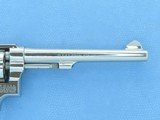 1964 Vintage Nickel 6" Smith & Wesson Military & Police Model 10-5 .38 Special Revolver w/ Antique Bone Grips
** Spectacular M&P Model! ** SOLD - 4 of 24