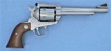 RUGER NEW MODEL BLACKHAWK STAINLESS IN .357 MAG WITH BOX AND PAPERWORK SOLD - 7 of 18