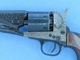 1965 Vintage Factory Grade "C" Engraved Replica Arms Model 1861 Colt Navy .36 Caliber Revolver
** Absolutely Spectacular & UNFIRED! ** - 3 of 25