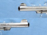 ** SOLD ** Smith & Wesson Hand Ejector (Model of 1905-4th Change), Cal. .32-20, 5 Inch Barrel, Nickel, 1939 Vintage - 6 of 10