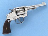 ** SOLD ** Smith & Wesson Hand Ejector (Model of 1905-4th Change), Cal. .32-20, 5 Inch Barrel, Nickel, 1939 Vintage - 9 of 10