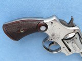 ** SOLD ** Smith & Wesson Hand Ejector (Model of 1905-4th Change), Cal. .32-20, 5 Inch Barrel, Nickel, 1939 Vintage - 5 of 10