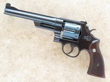Smith & Wesson .357 Magnum, Pre-Model 27, 6 1/2 Inch Barrel, 1955 Vintage SOLD - 1 of 11