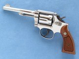 Smith & Wesson Model 10, Nickel, Cal. .38 Special, 5 Inch Barrel - 7 of 9