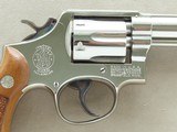 1971 Nickel Smith & Wesson Model 10-6 Heavy Barrel Military & Police .38 Special Revolver w/ Box, Manuals, Tool Kit, Etc.
* Superb Example * - 7 of 25