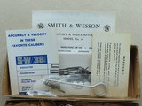 1971 Nickel Smith & Wesson Model 10-6 Heavy Barrel Military & Police .38 Special Revolver w/ Box, Manuals, Tool Kit, Etc.
* Superb Example * - 2 of 25